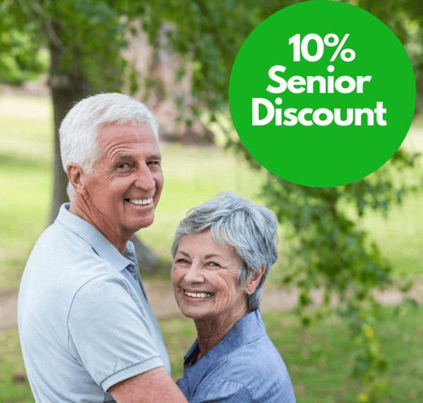 10 Percent Senior Discount Banner Dentist North Lakes