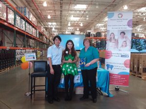 Information Stand at the Costco North Lakes Business Fair